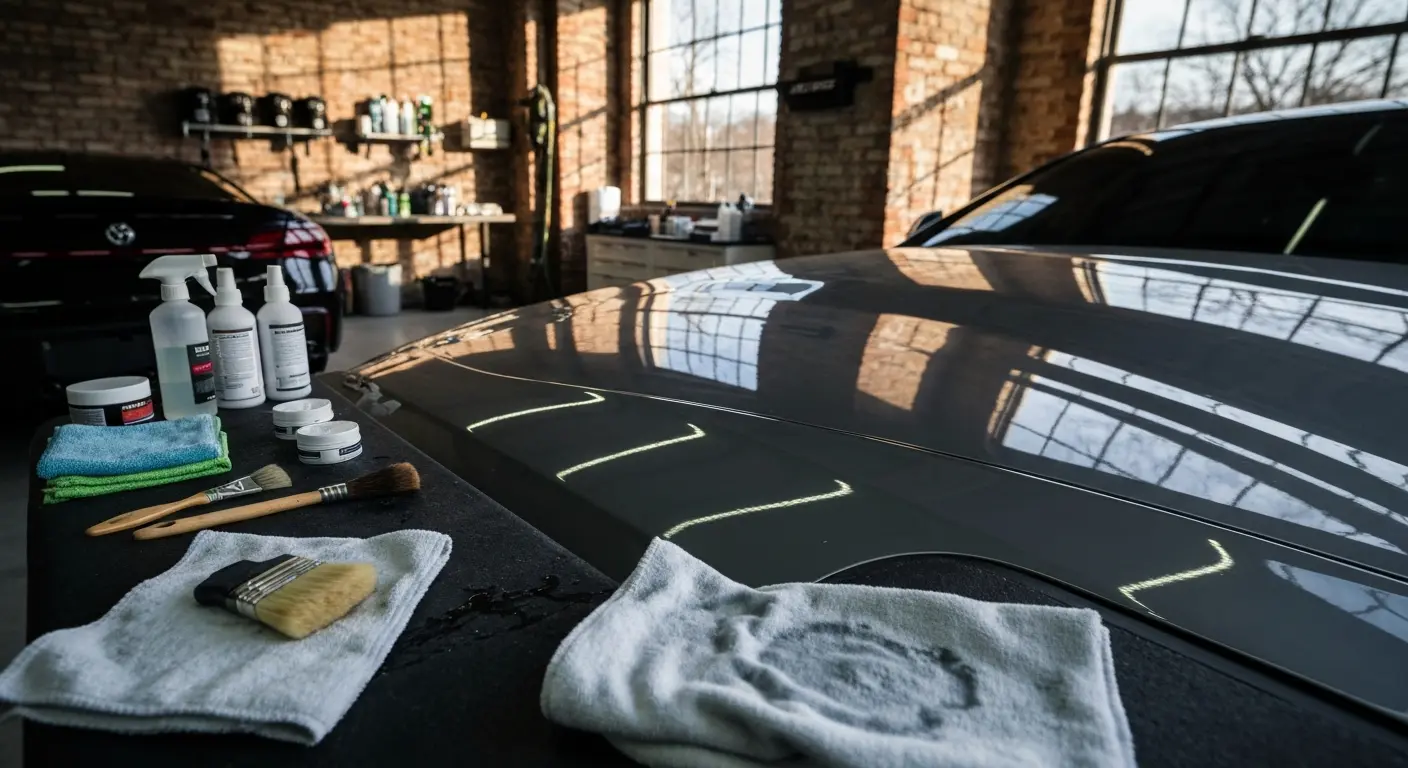 Ceramic coating application