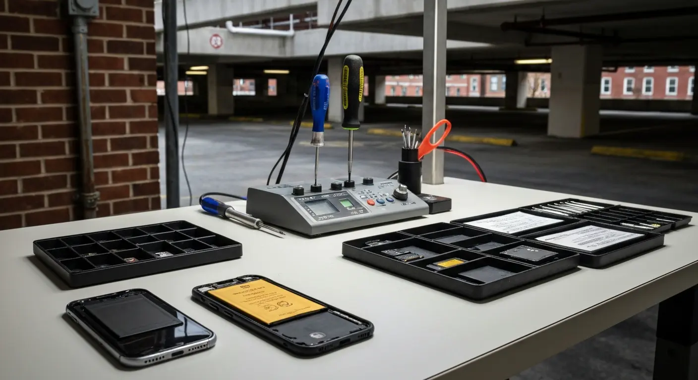Mobile battery replacement