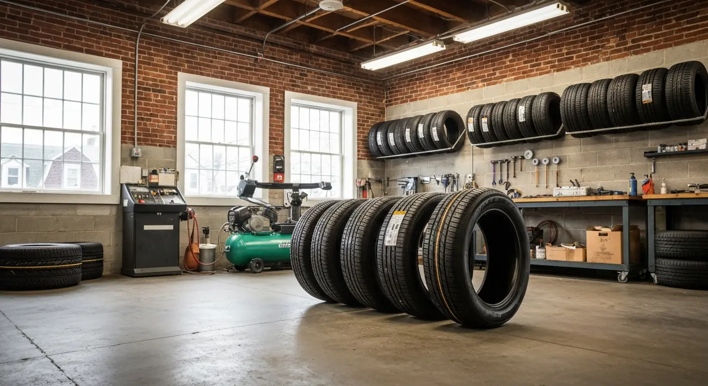 New tire display