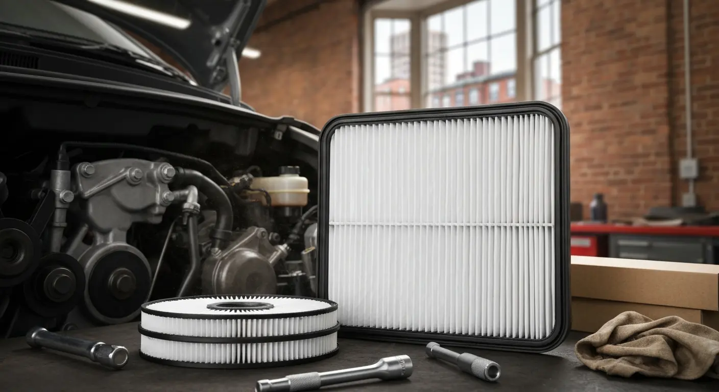 Engine air filter replacement