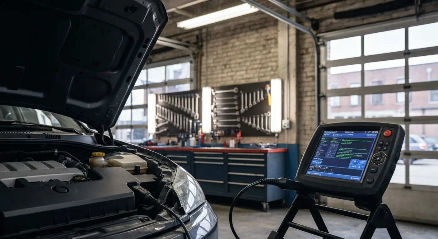 Engine diagnostic scan