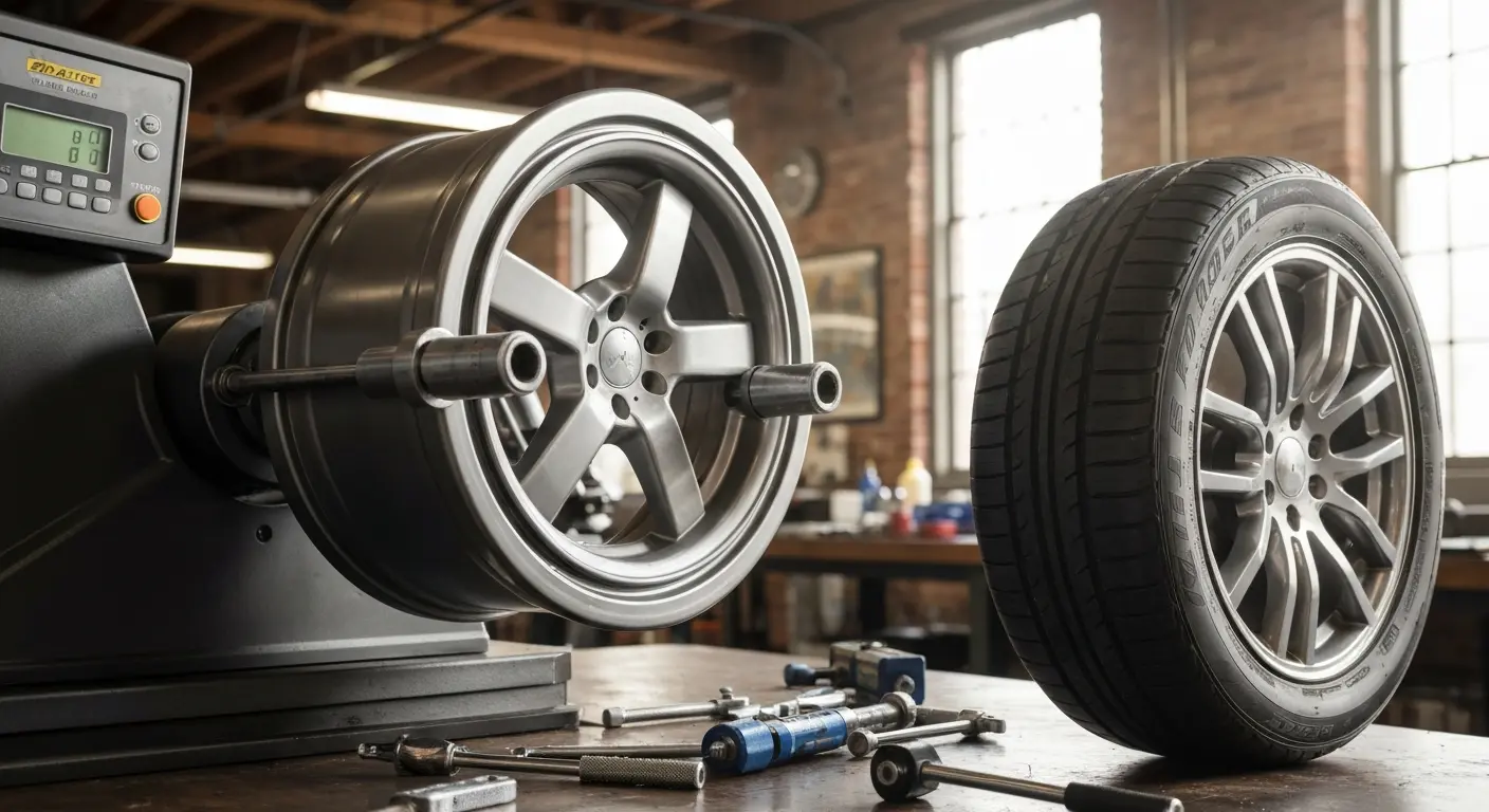 Tire balancing service