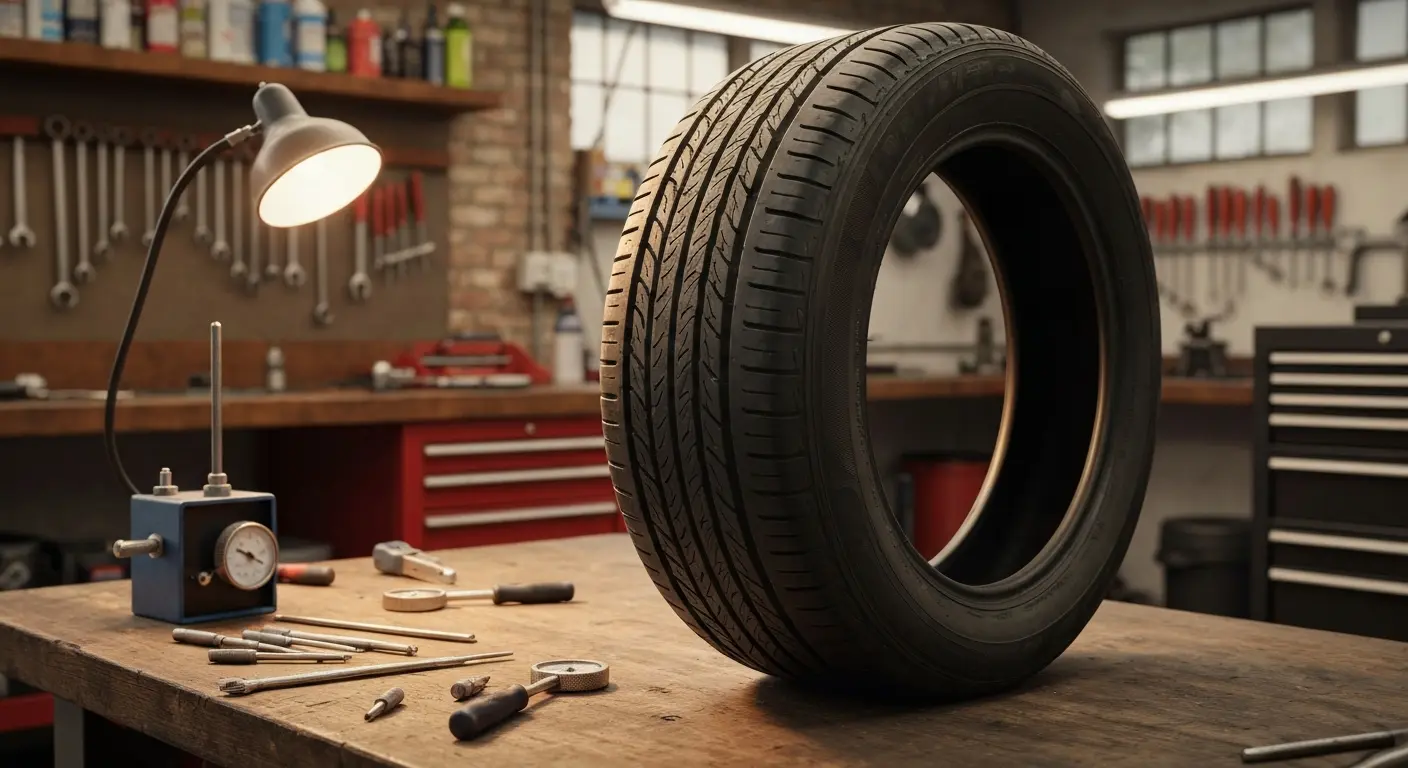 Professional tire repair service