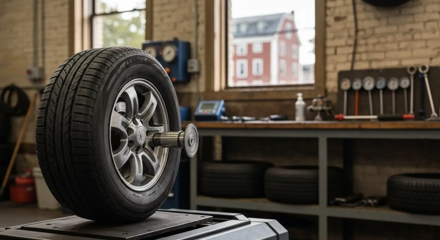 Tire balancing and rotation service