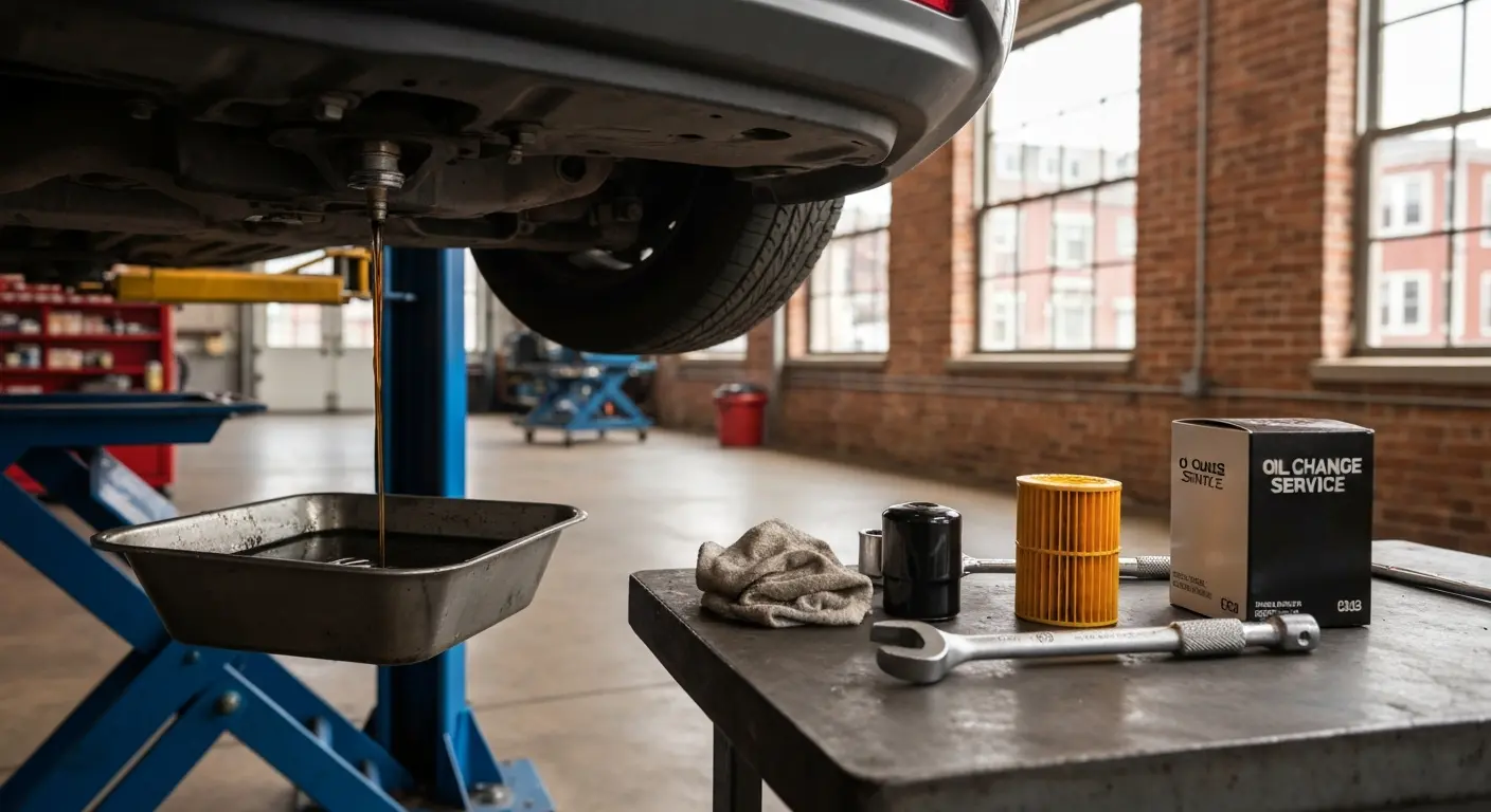 Oil change service