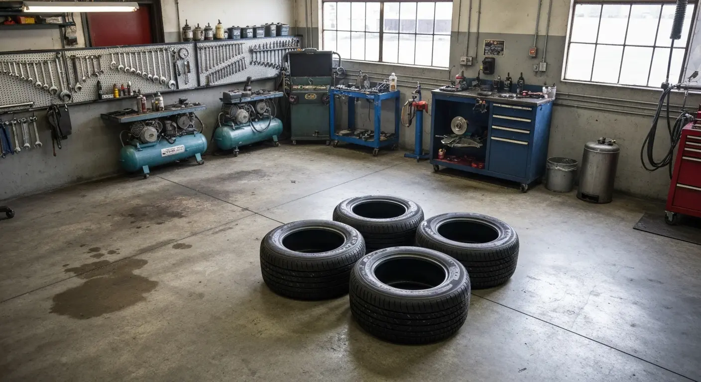 Tire shop service