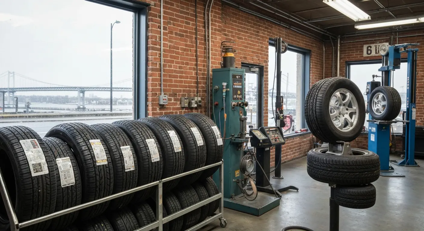 Tire sales display