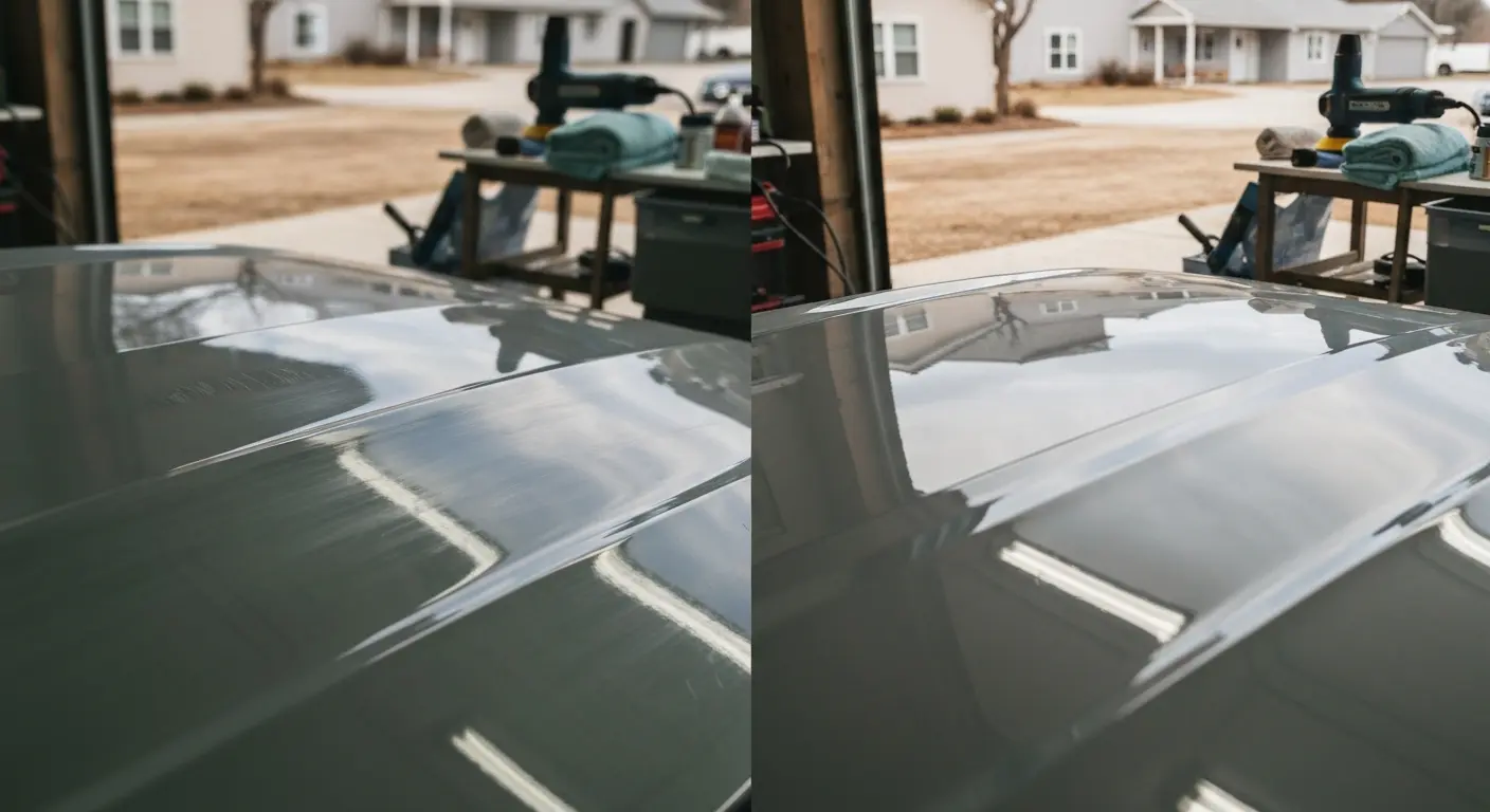 Paint correction before and after