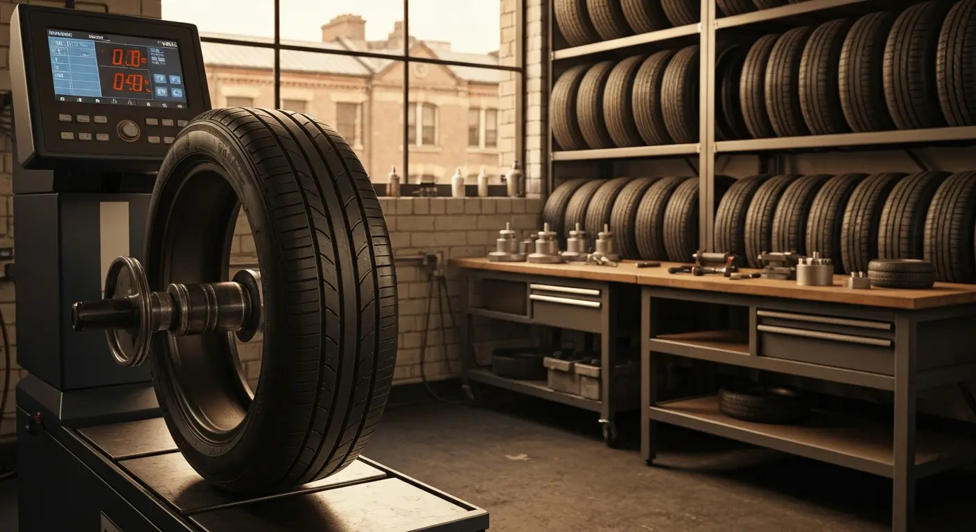 Tire balancing service