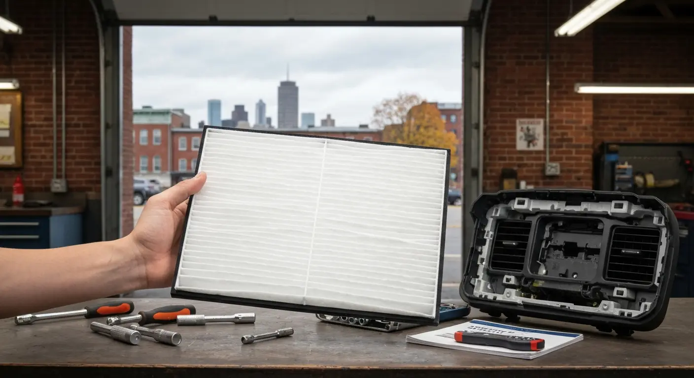 Cabin air filter service