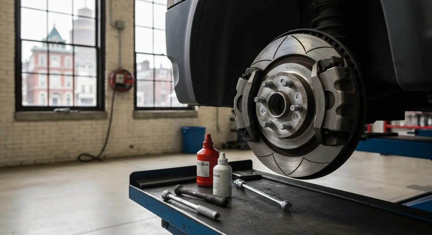Brake pad replacement service