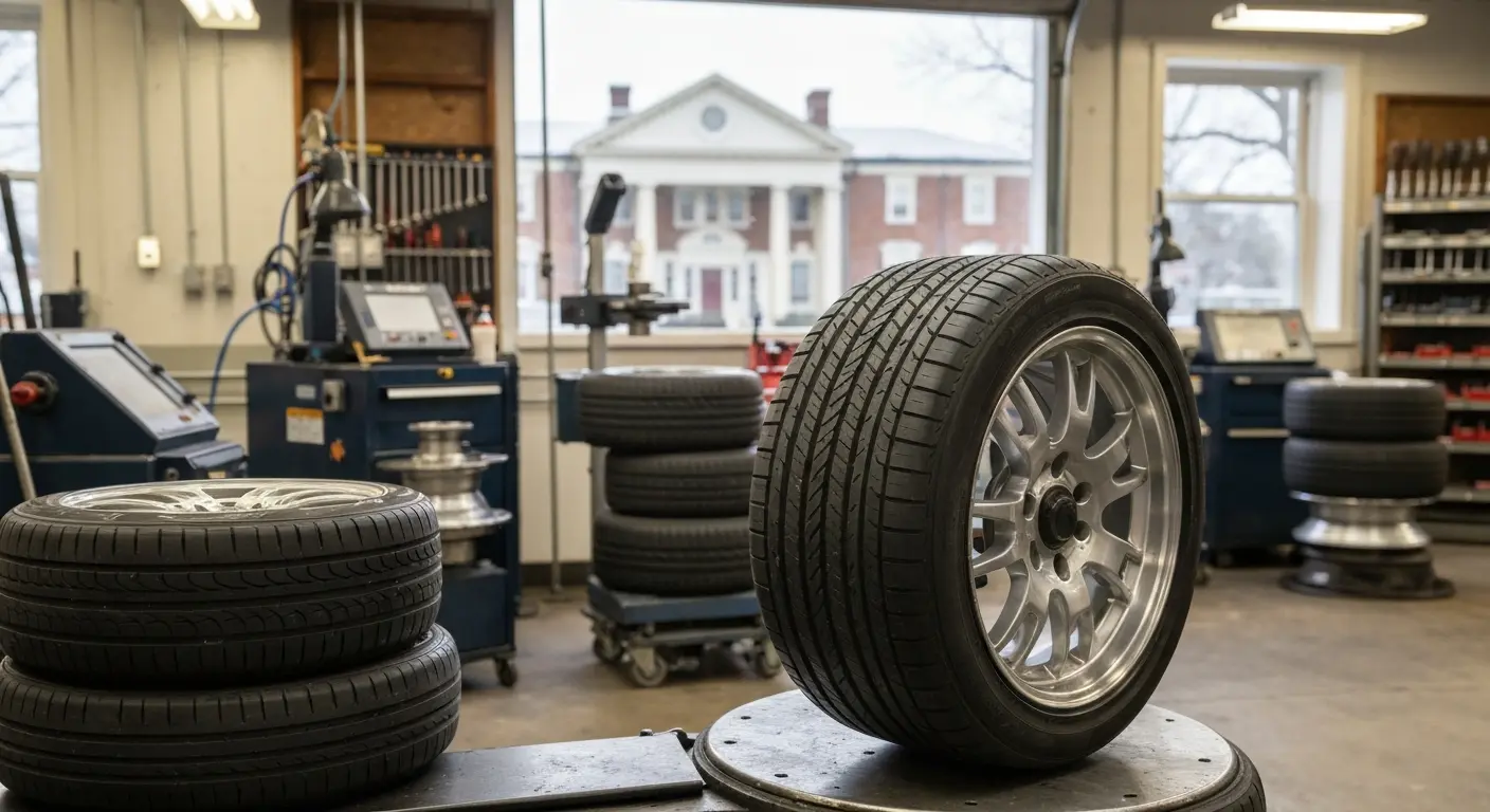 Professional tire mounting service