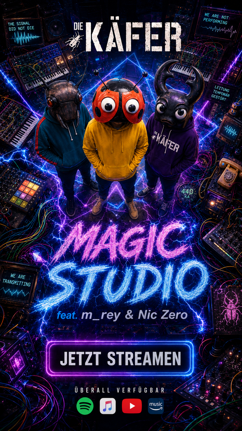 MAGIC STUDIO — Die Käfer recovered signal artwork