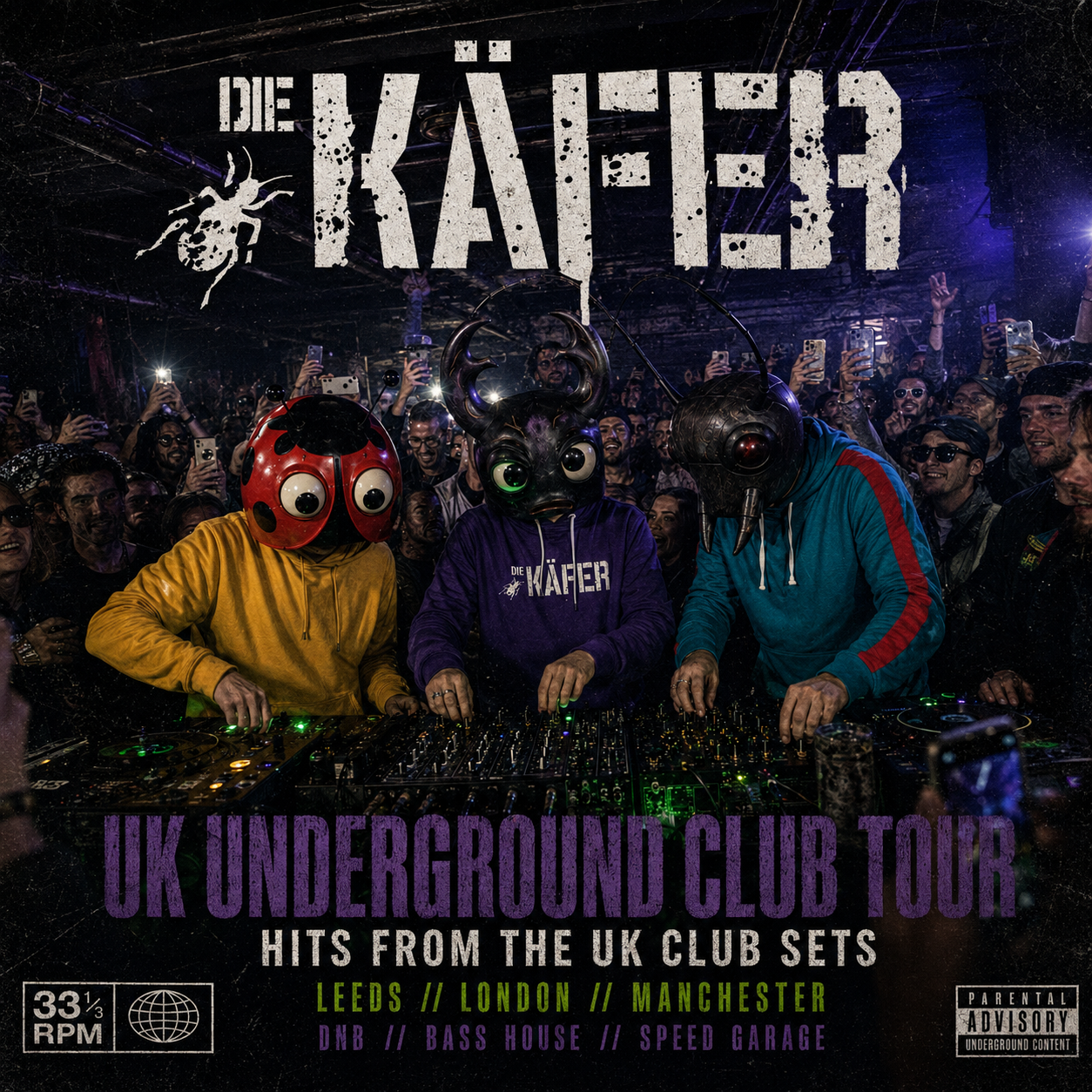 UK UNDERGROUND CLUB TOUR cover artwork