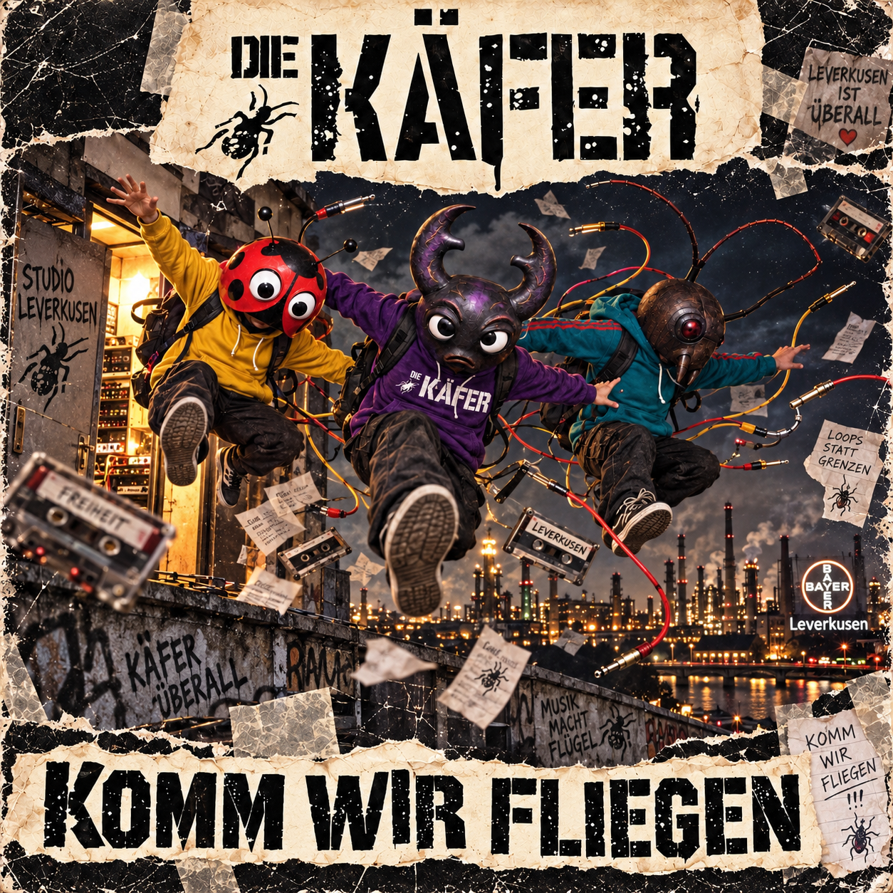 Komm wir fliegen — recording artwork