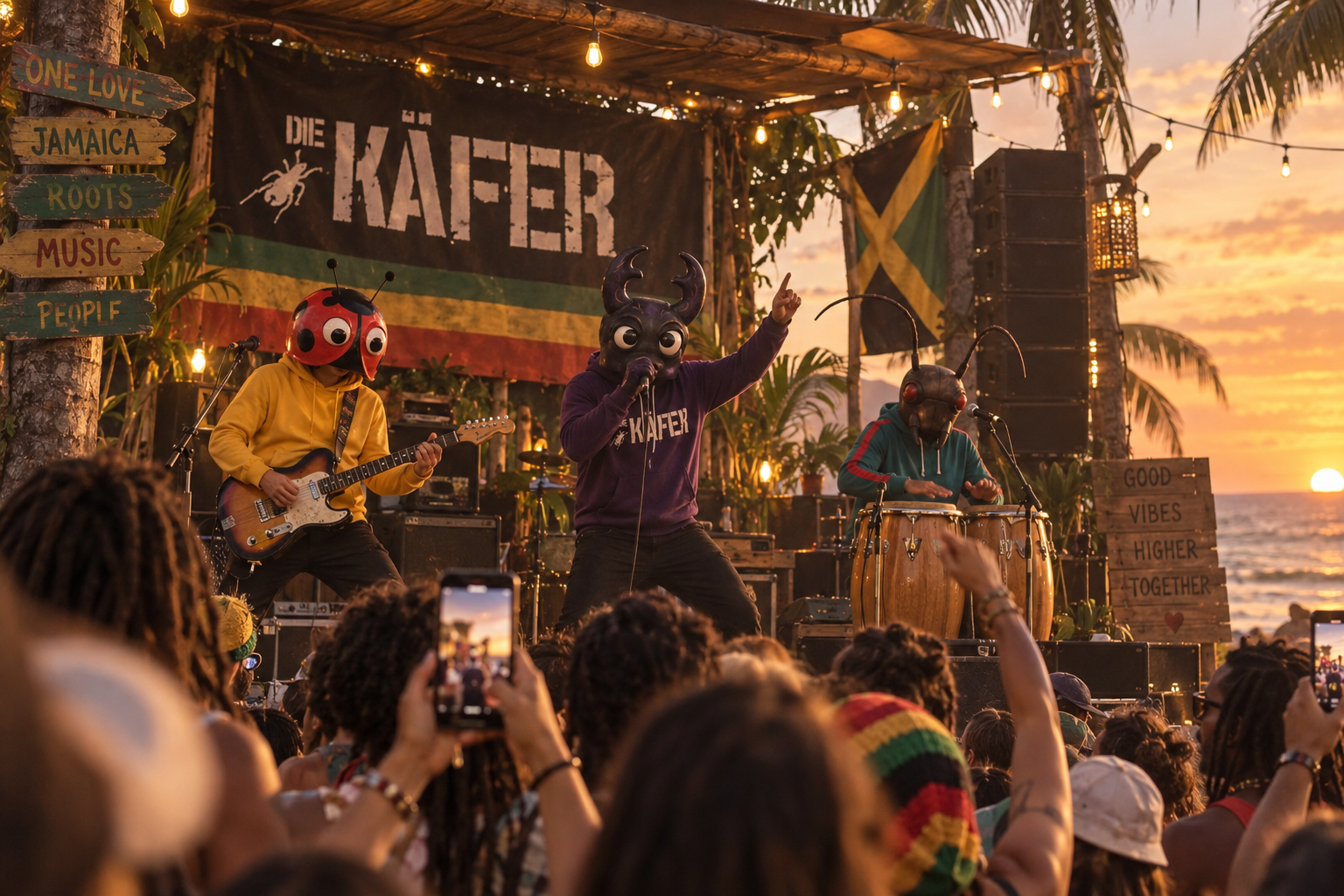 Visual interpretation of the A Trip To Jamaica roots-reggae world — evidence moment 02