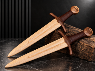Handcrafted Medieval Wooden Training & Display Daggers