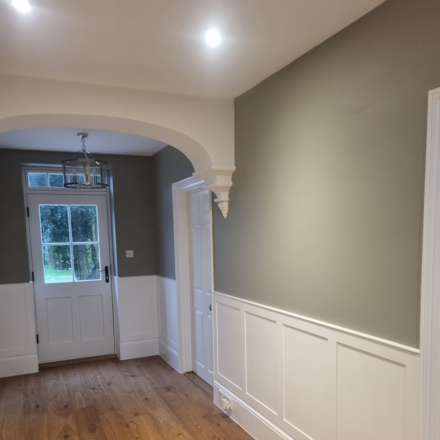 Decorated room interior