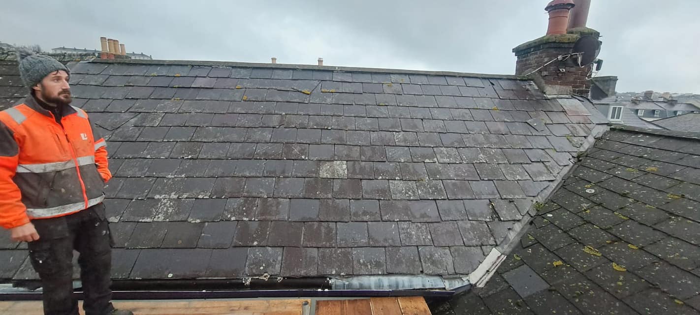 Roof before repair