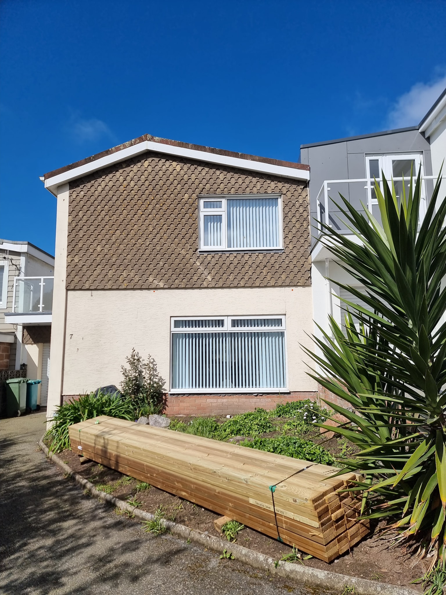 After — external wall insulation with silicone render finish
