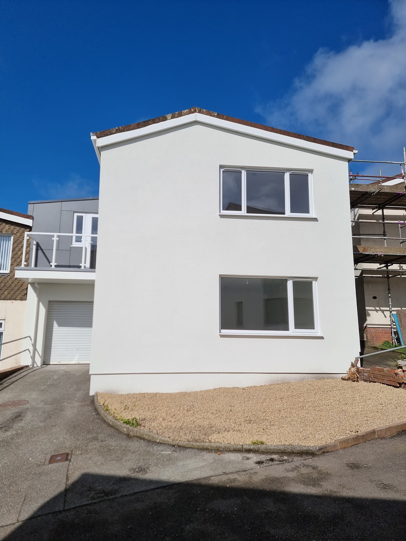 Before — uninsulated exterior wall