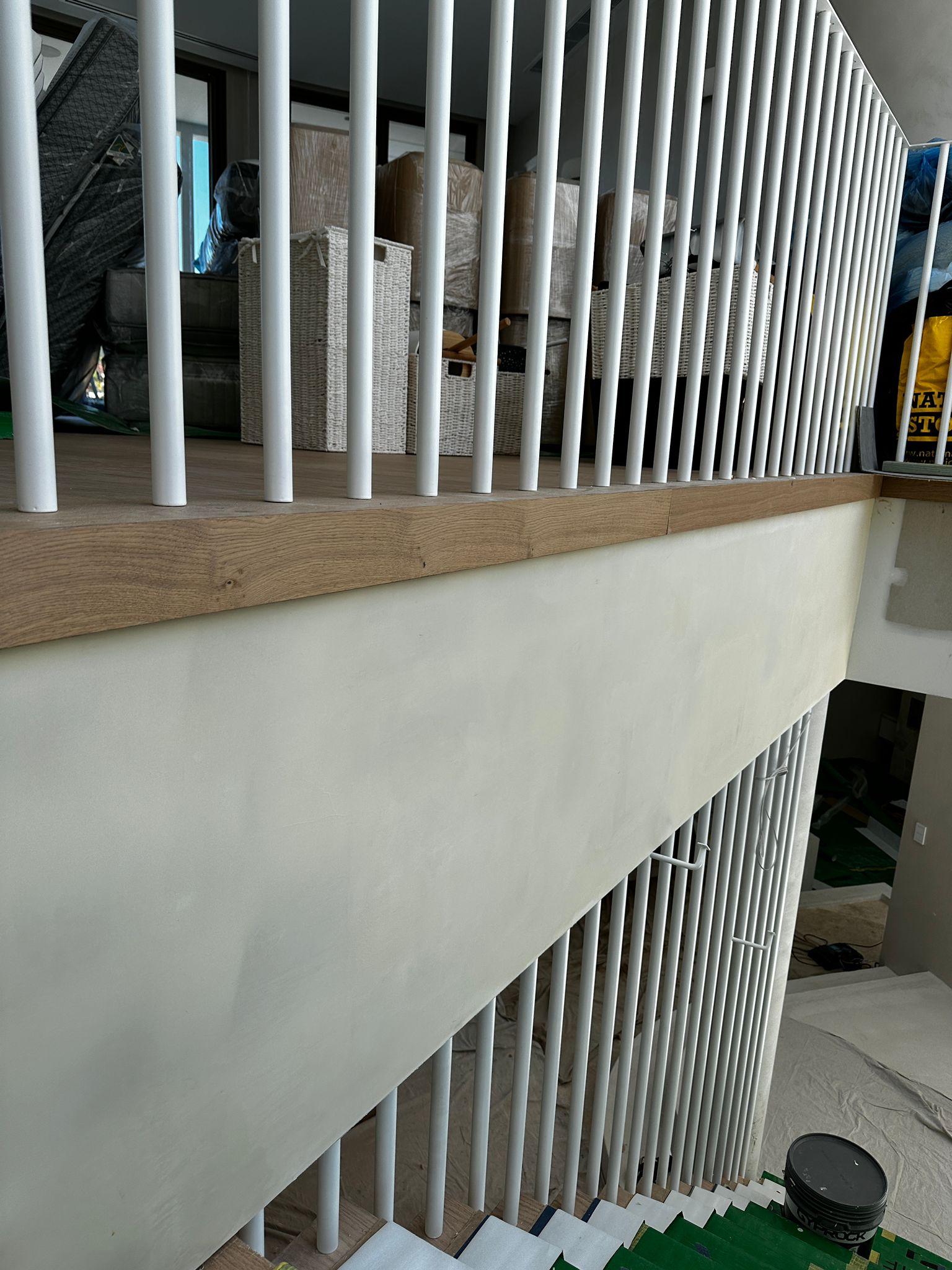 Venetian plaster living space