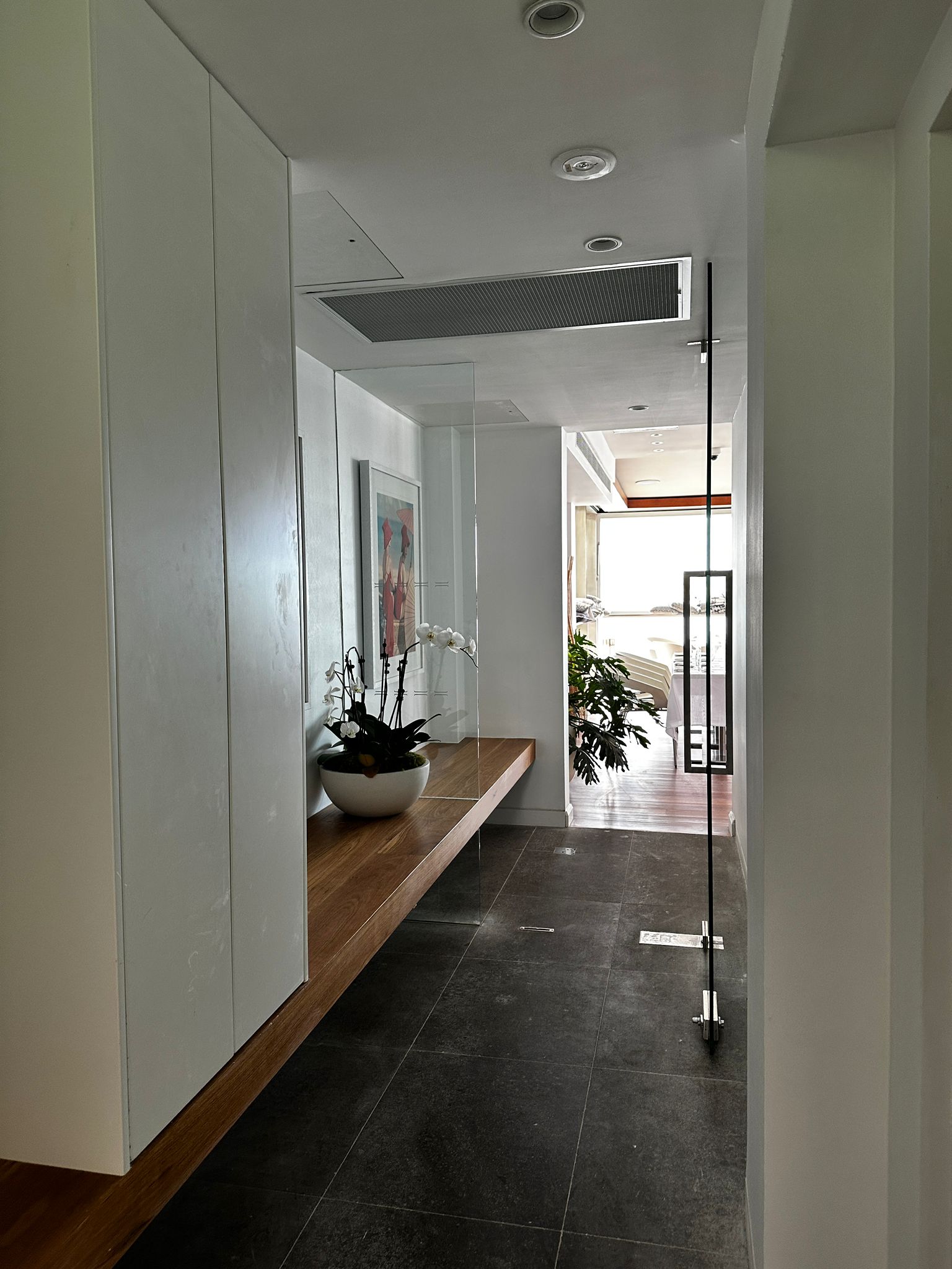 Internal linings feature wall