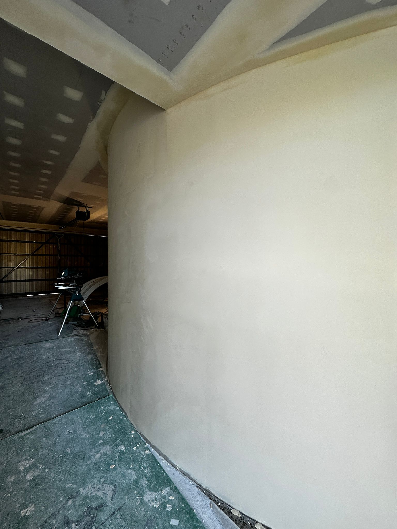 Venetian plaster feature wall