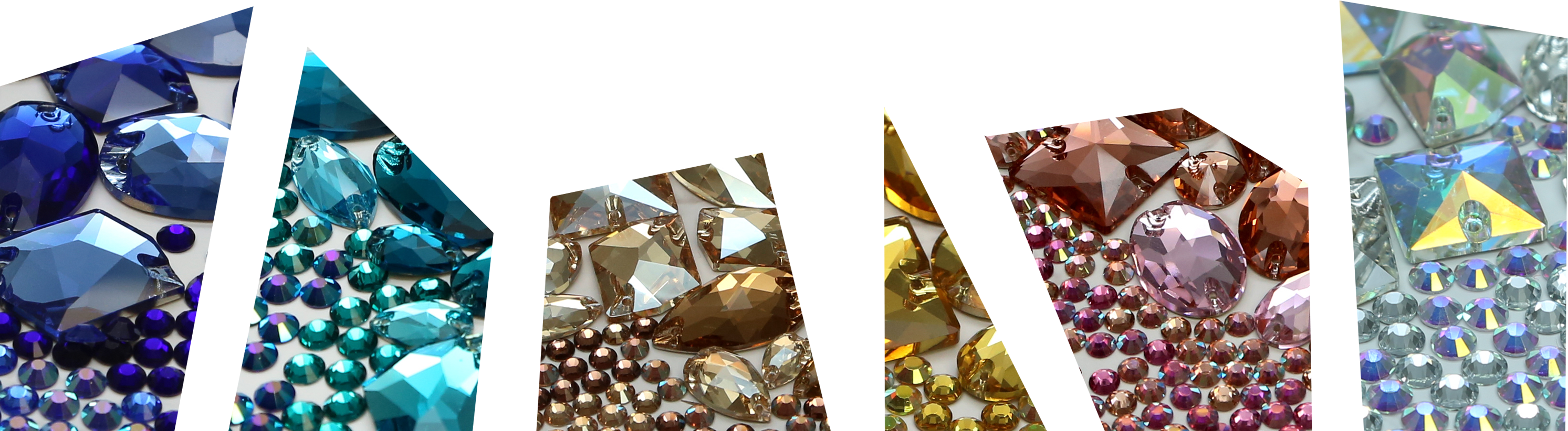 Lumi&eacute; crystal colour range