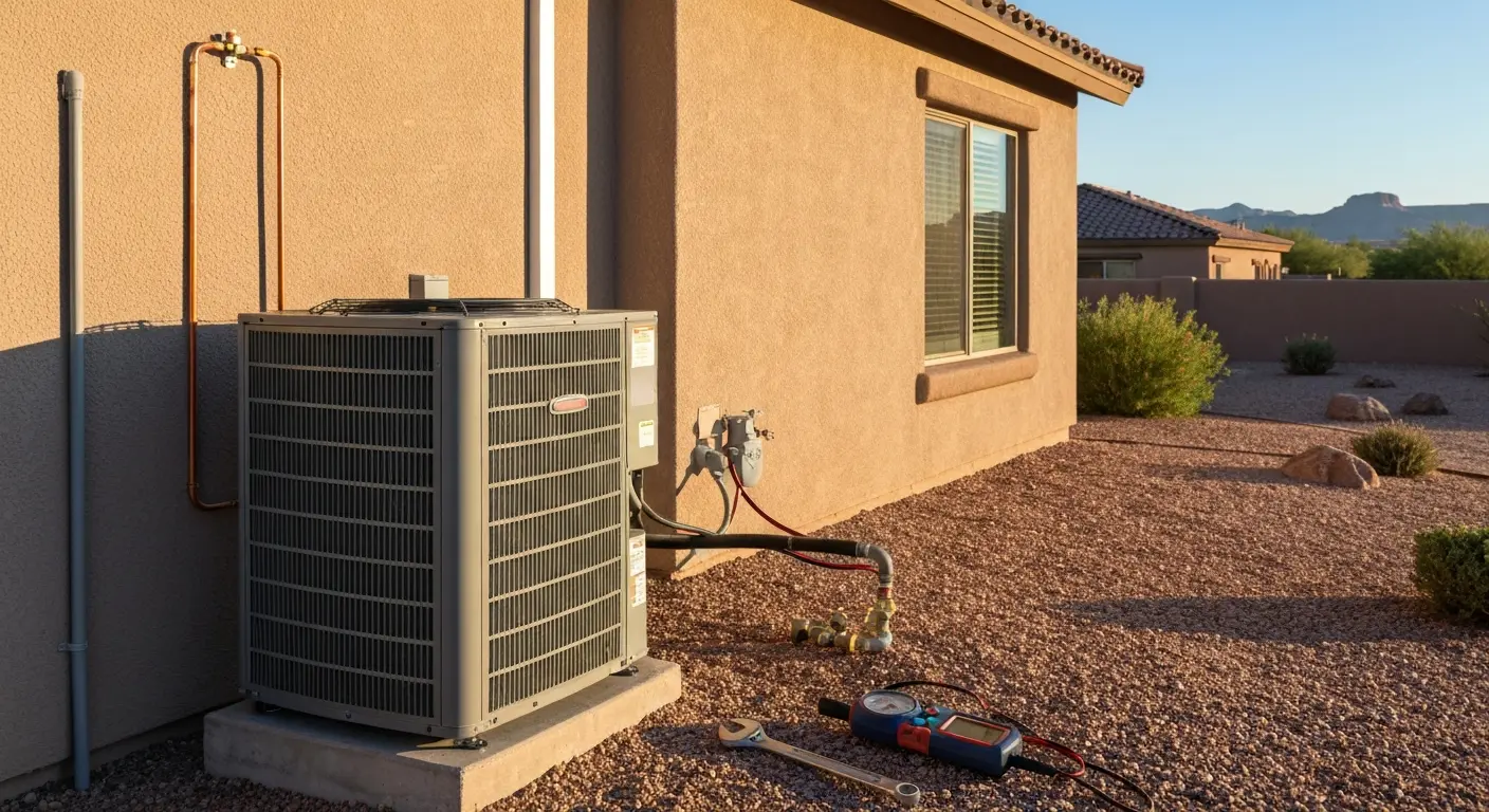 New air conditioning installation in West Valley home