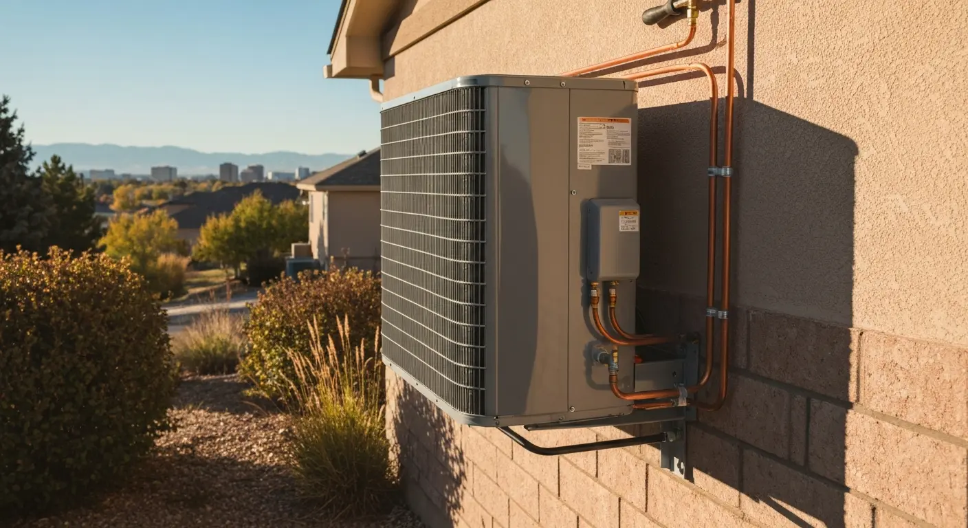 Air conditioning installation in Draper home