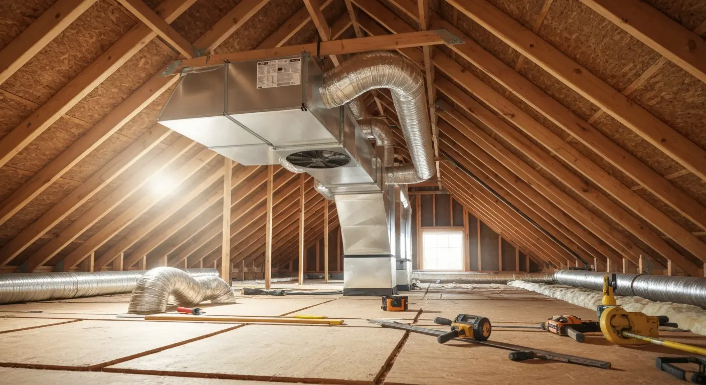 Whole home fan installation