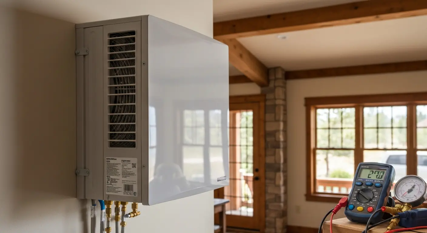 Heat pump mini-split installation