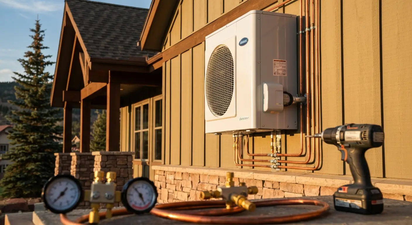 Heat pump installation