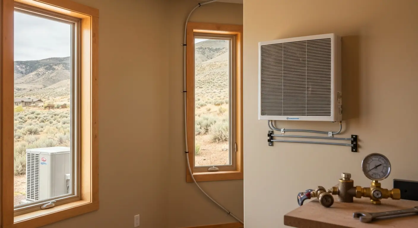 Ductless mini-split system