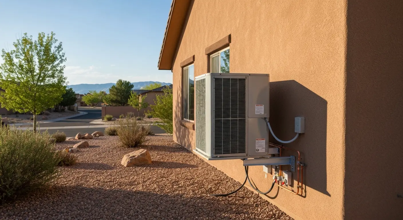 Air conditioning unit installation