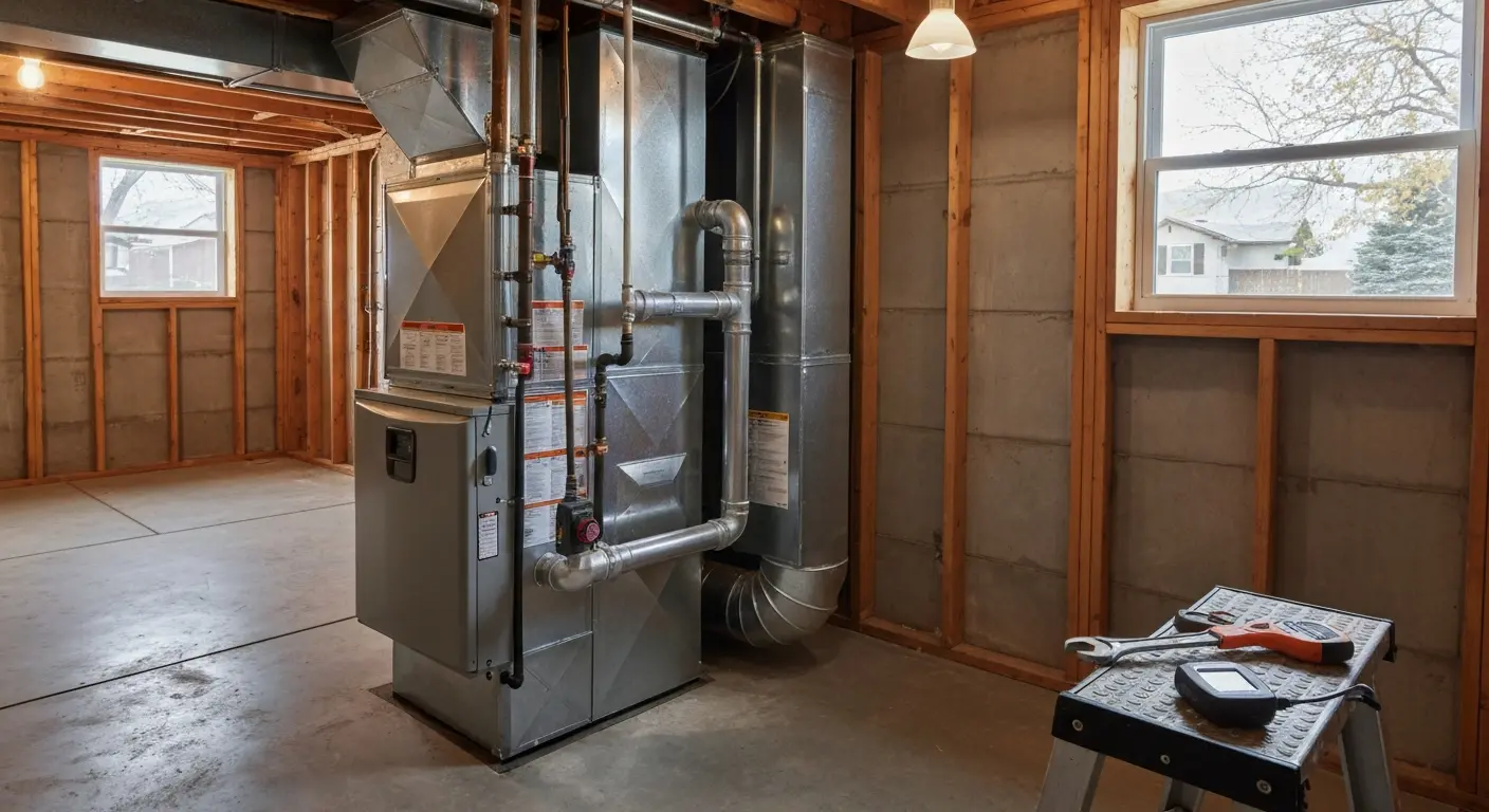 Furnace replacement in Riverton home