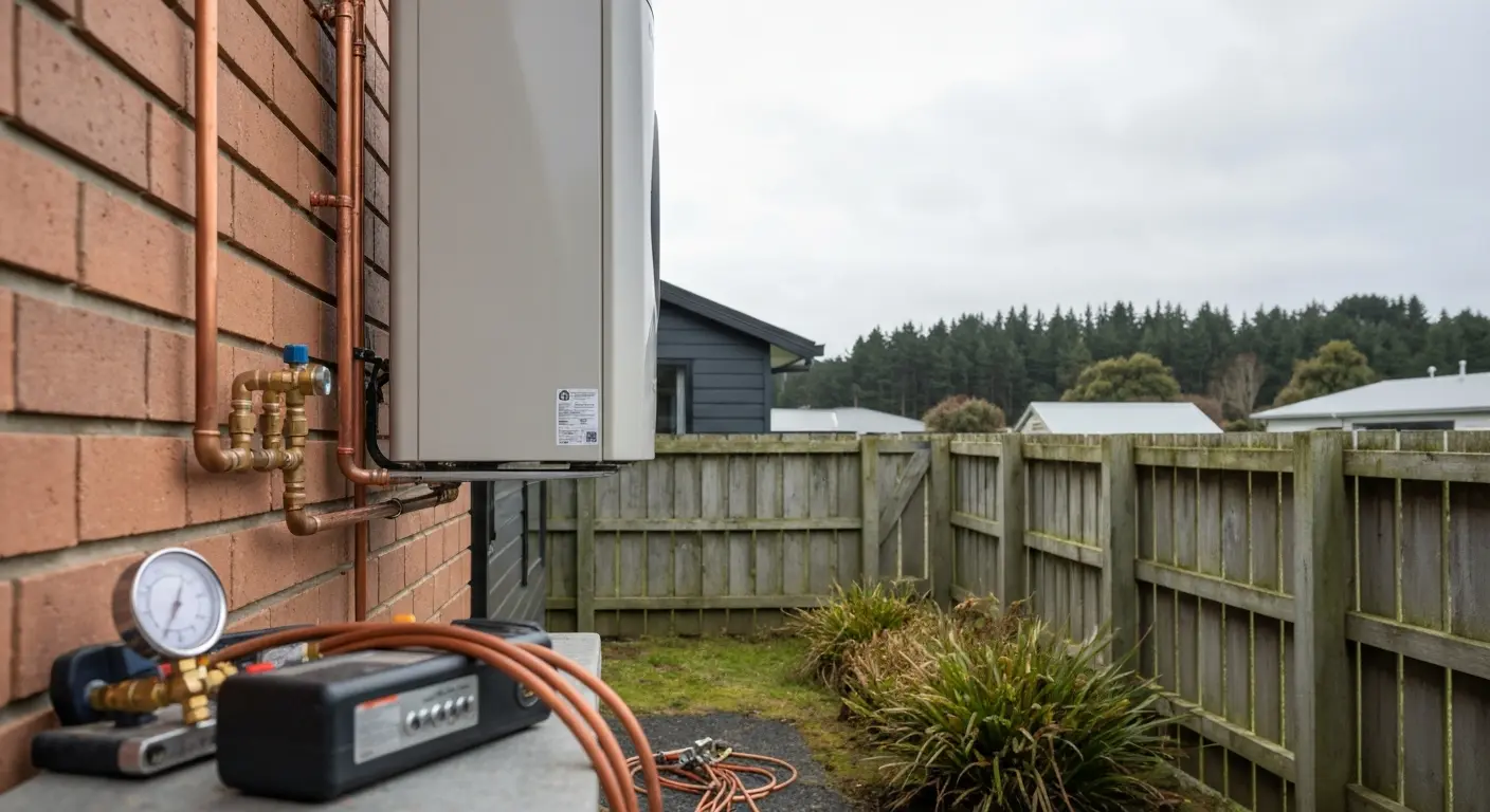 Heat pump installation in Riverton