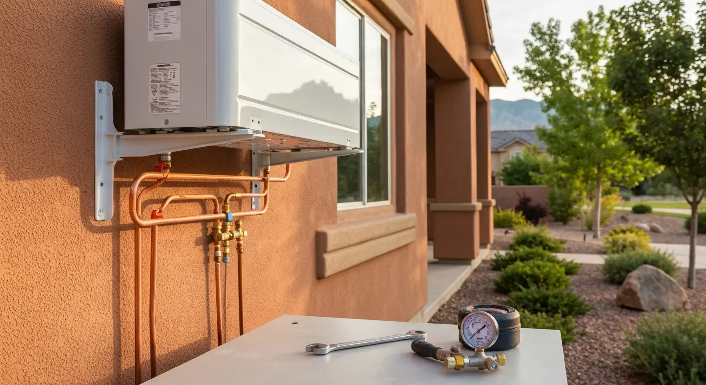 Air conditioning system installation