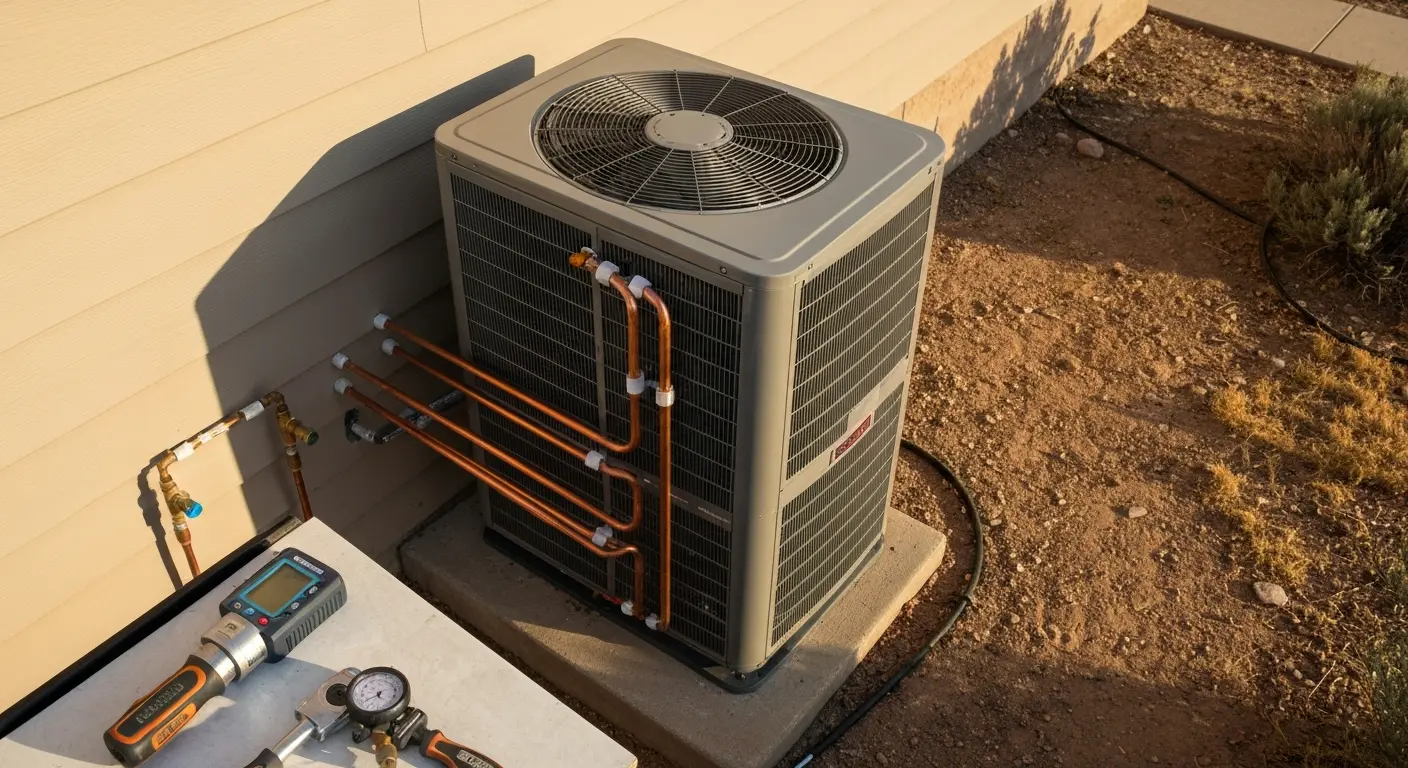 Heat pump installation