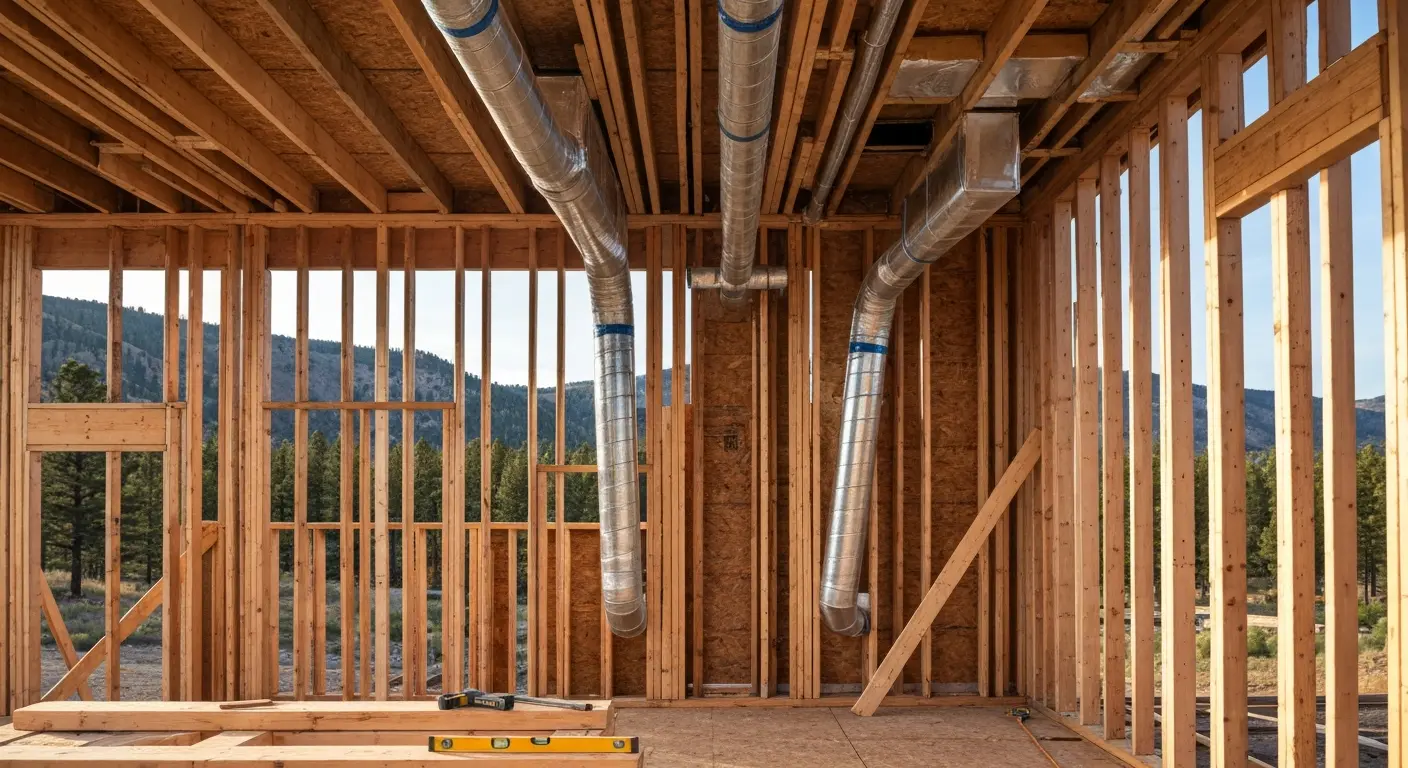 New construction ductwork