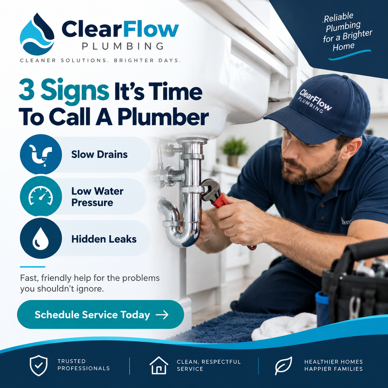 Plumbing concept creative