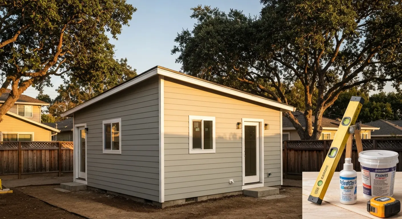 Detached ADU construction