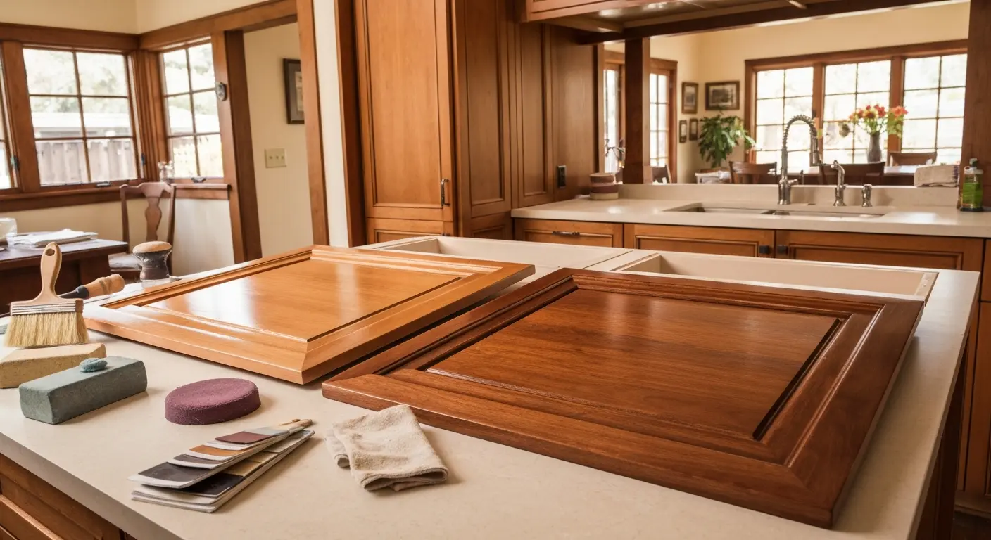 Cabinet refinishing