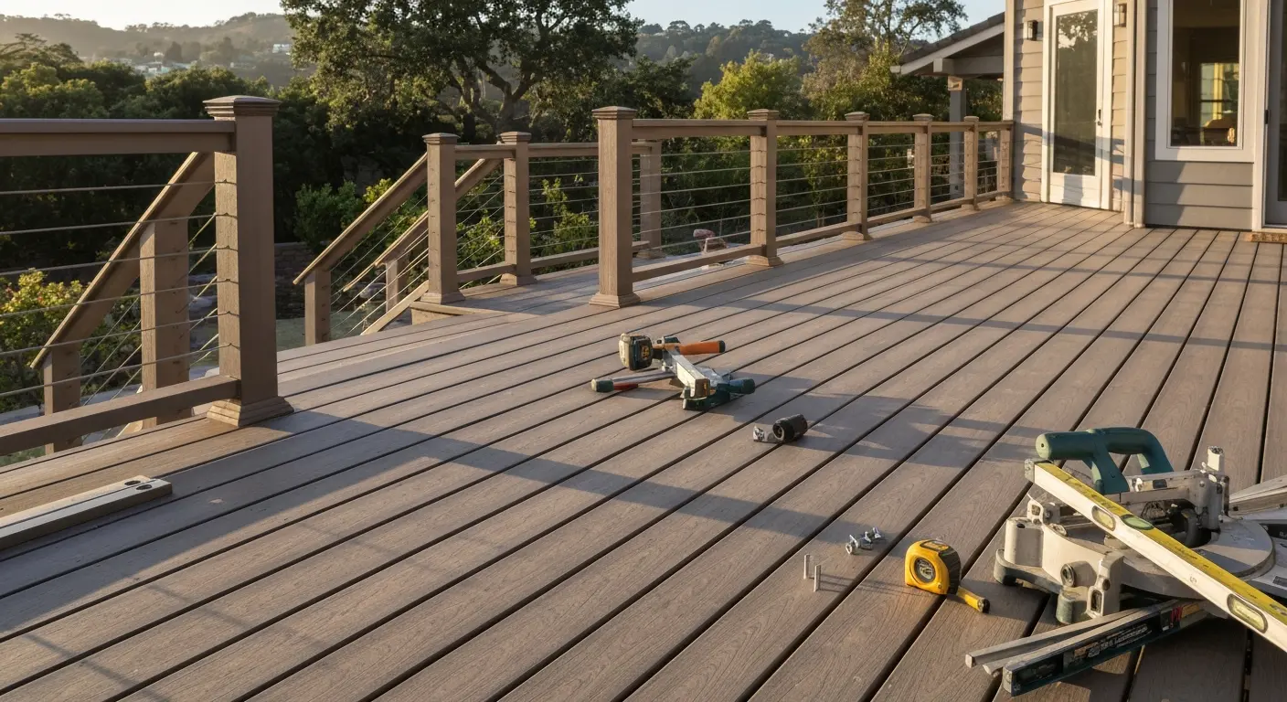 Residential deck construction