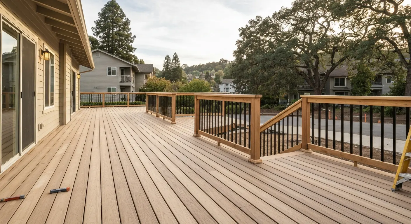 Commercial deck installation