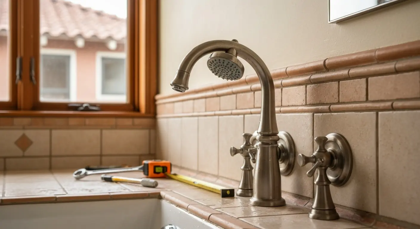 Shower and tub fixture installation