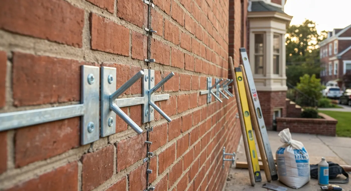 Masonry wall retrofit