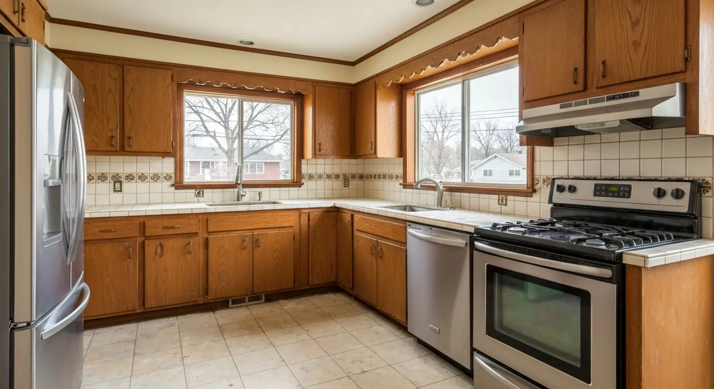 Kitchen remodel example
