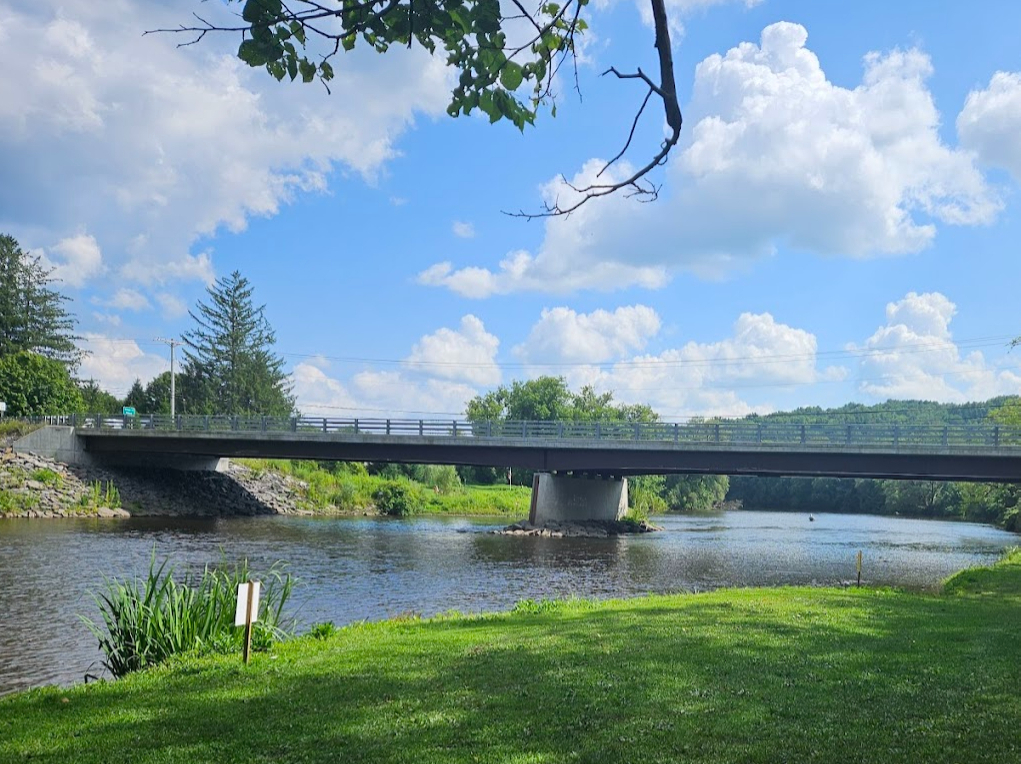 West Canada Creek beside West Canada Creek Campground in Poland, New York